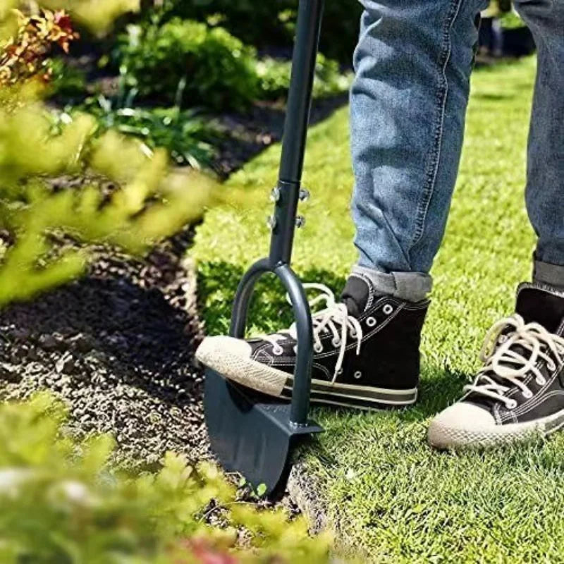 Stornfield | EdgeMaster Lawn Edger | Half-Moon Design with Wavy Edge | Manual Tool for Clean Lawn Edges & Beds