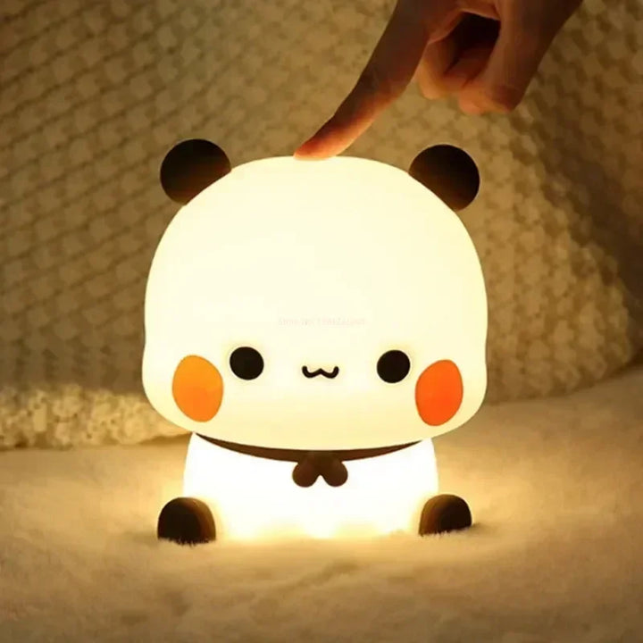 Stornfield | Panda Bear Bubu and Dudu LED Night Light Cute Nightlight Toys Gifts Animals Bedroom Living Room Decoration