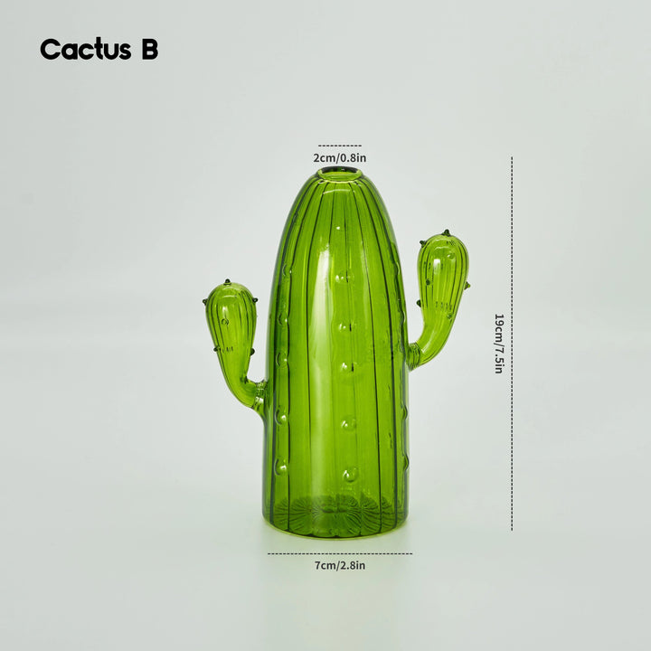 Cactus Glass Vase | Stornfield