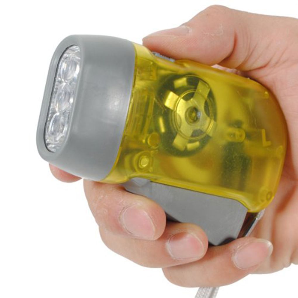 Mini Manual Dynamo Emergency Flashlight | Stonrfield