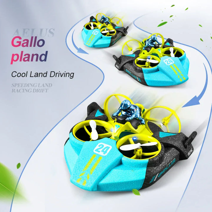 Stornfield | RC 3 in 1 Sea Land And Air Flying Boat Car Toy
