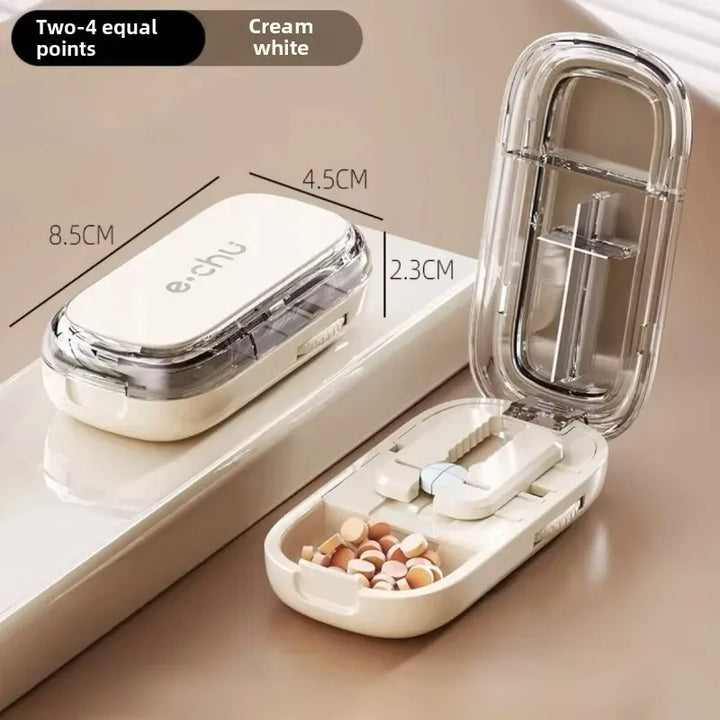 Pocket Size Dustproof Pill Cutter Organizer | Stornfield