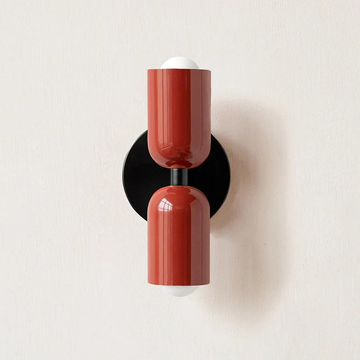 Stornfield | Double Head Wall Light Black Base