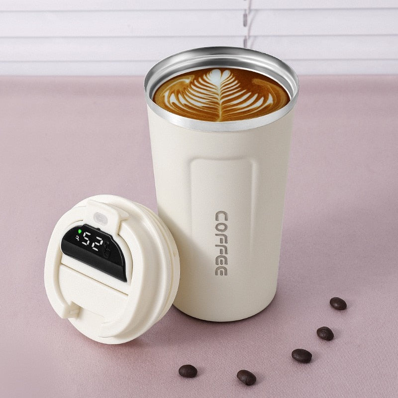 LED Temperature Display Smart Thermos Coffee Mug | Stornfield