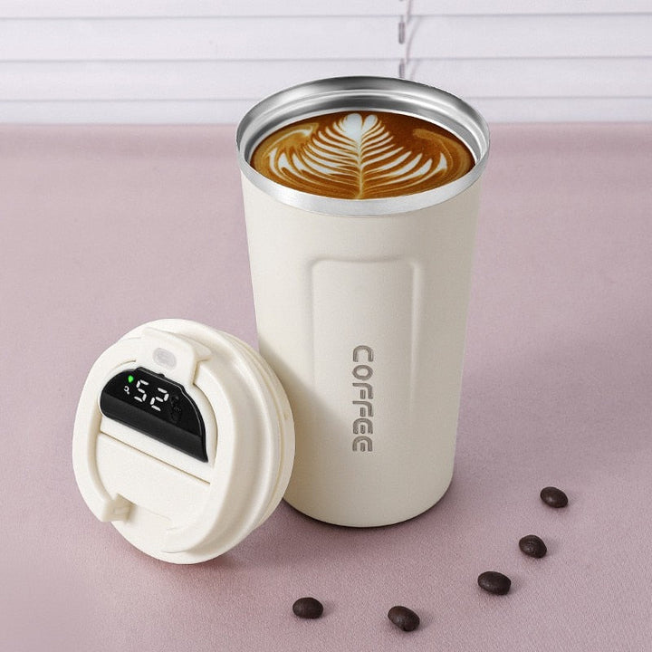 LED Temperature Display Smart Thermos Coffee Mug | Stornfield