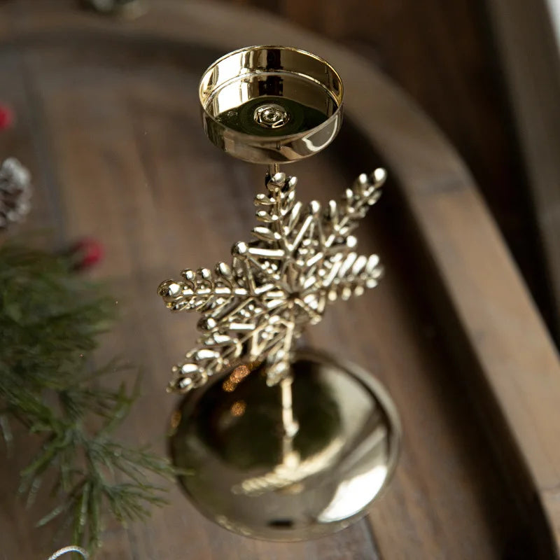 Christmas Candle Holders - Star and Christmas Tree Design for Festive Decoration | Stornfield