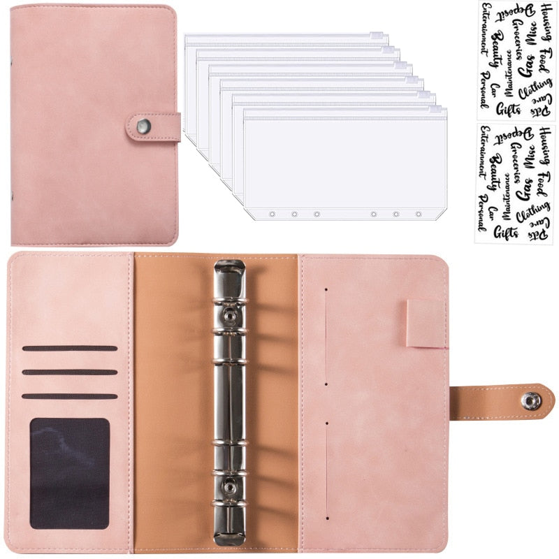 Stornfield | Financial Planner Leather Multi Pocket Bill Organizer Notebook