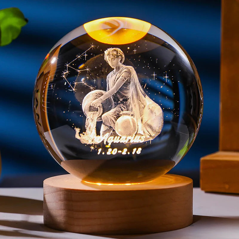 Constellation Crystal Ball Night Light | Stornfield