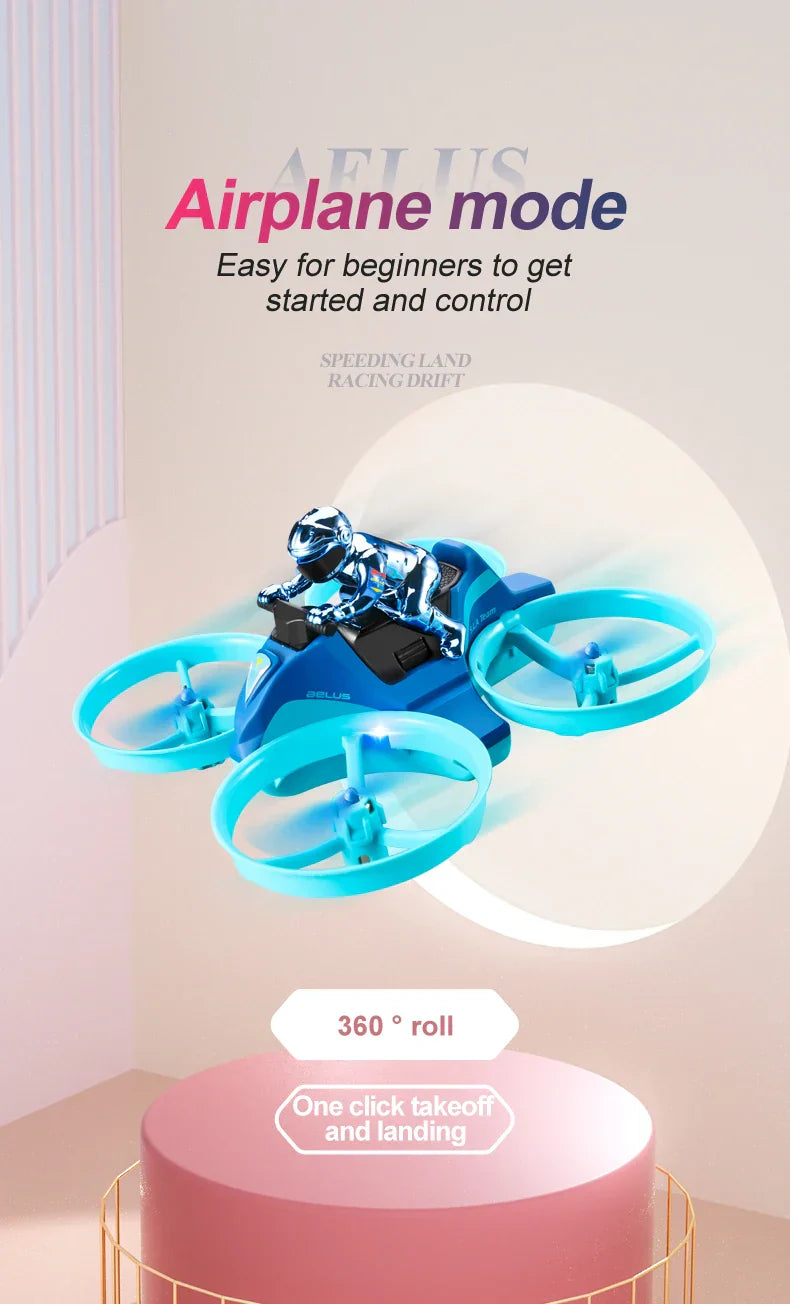 Stornfield | RC 3 in 1 Sea Land And Air Flying Boat Car Toy