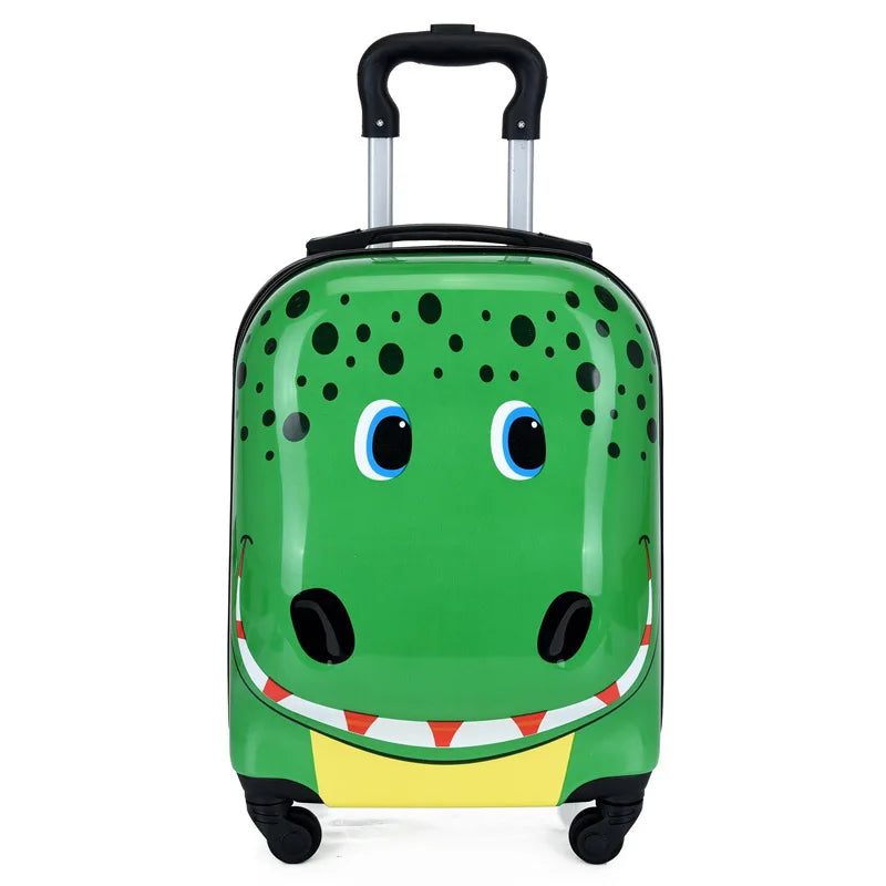Sydney Kids Suitcase – 3D Animal Trolley with 360° Wheels and Adjustable Handle | Lightweight & Shockproof | Stornfield