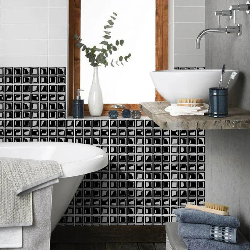 DecoMosaic 3D Mosaic Wall Tile Stickers Stornfield