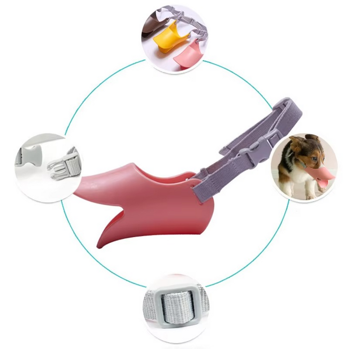 Stornfield | Adjustable Silicone Duckbill Dog Muzzle for Small and Large Dogs