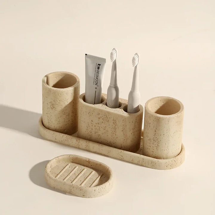 AureliaStone Luxury Bath Set made of Stornfield limestone
