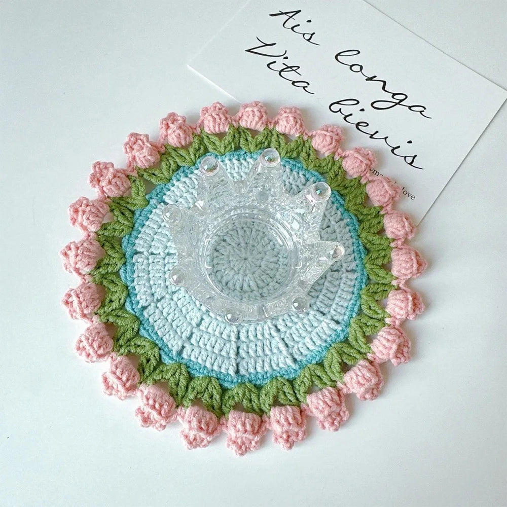 Handcrafted ConvertiStornfielde Yarn Rose Bouquet | Stornfield