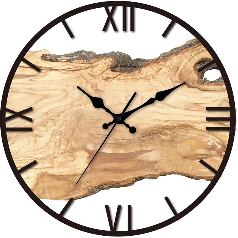 Stornfield | Silent Acrylic and Wood Wall Clock
