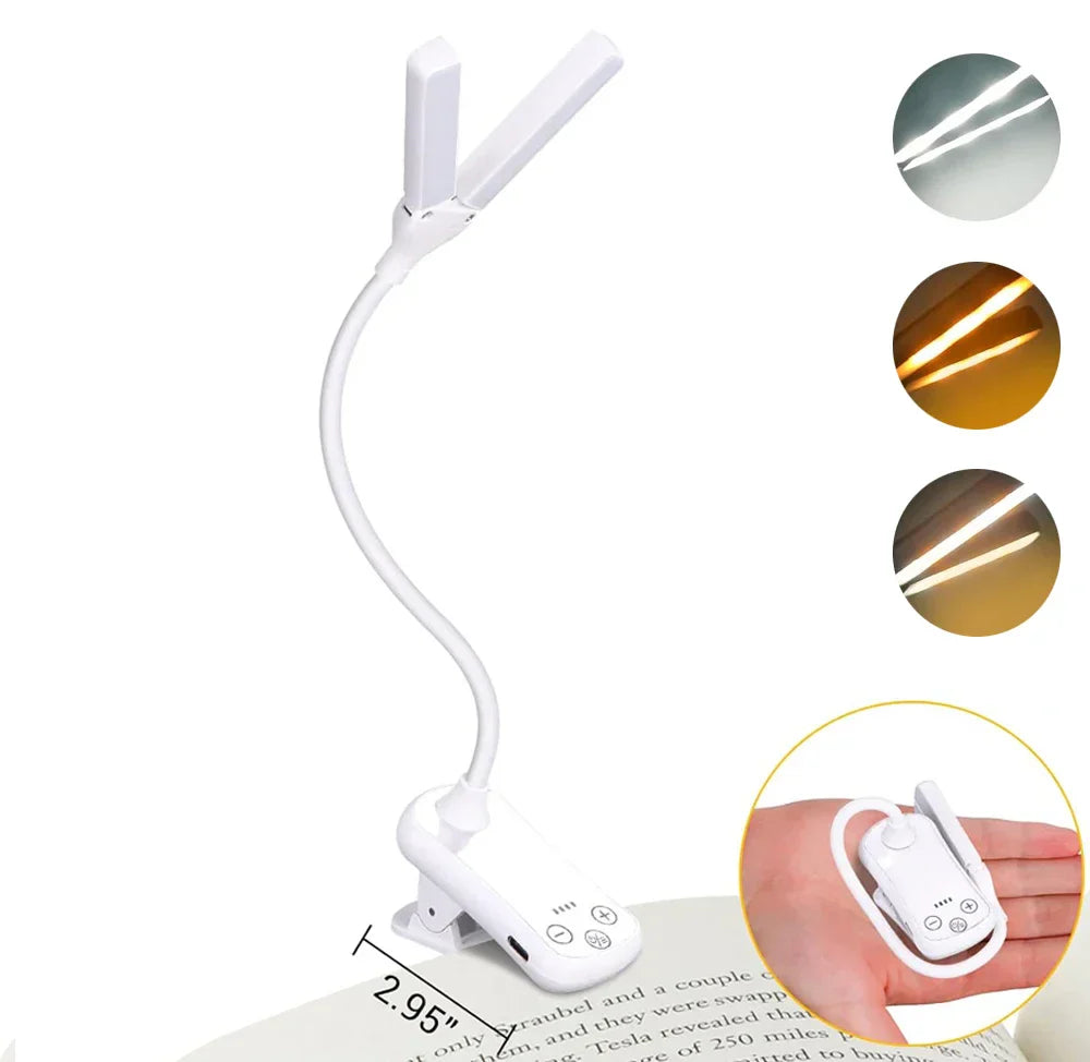 Stornfield | Rechargeable LED Reading Lamp with Touch Control | Autumn Lighting - Nellie