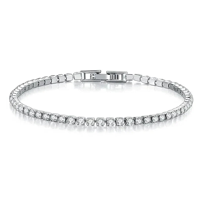 Stornfield | Tennis Bracelet – Shine with Attitude: Sterling Silver Elegance and Hip-Hop Flair!