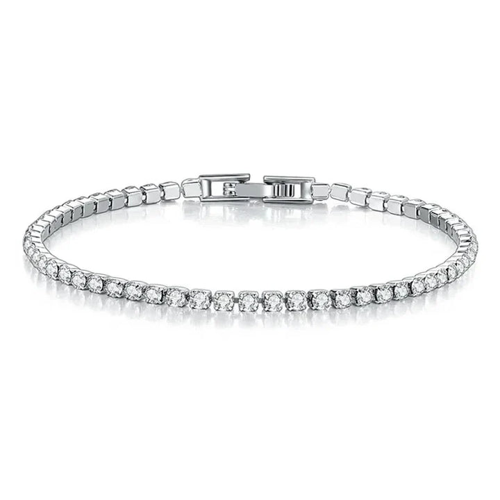 Stornfield | Tennis Bracelet – Shine with Attitude: Sterling Silver Elegance and Hip-Hop Flair!