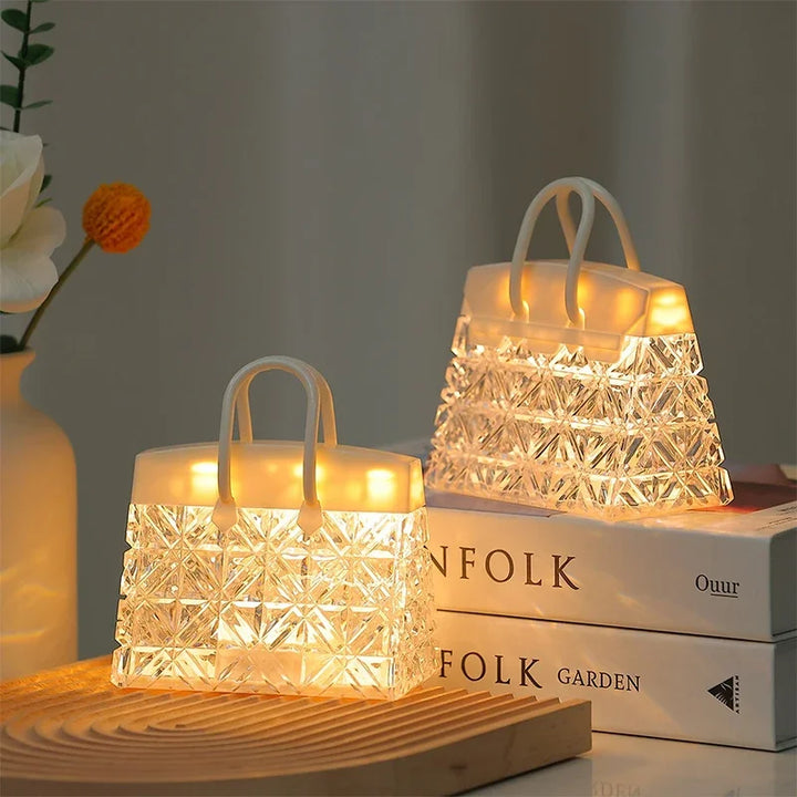 Stornfield | CrystalBag | Creative Handbag-Shaped Acrylic Night Light