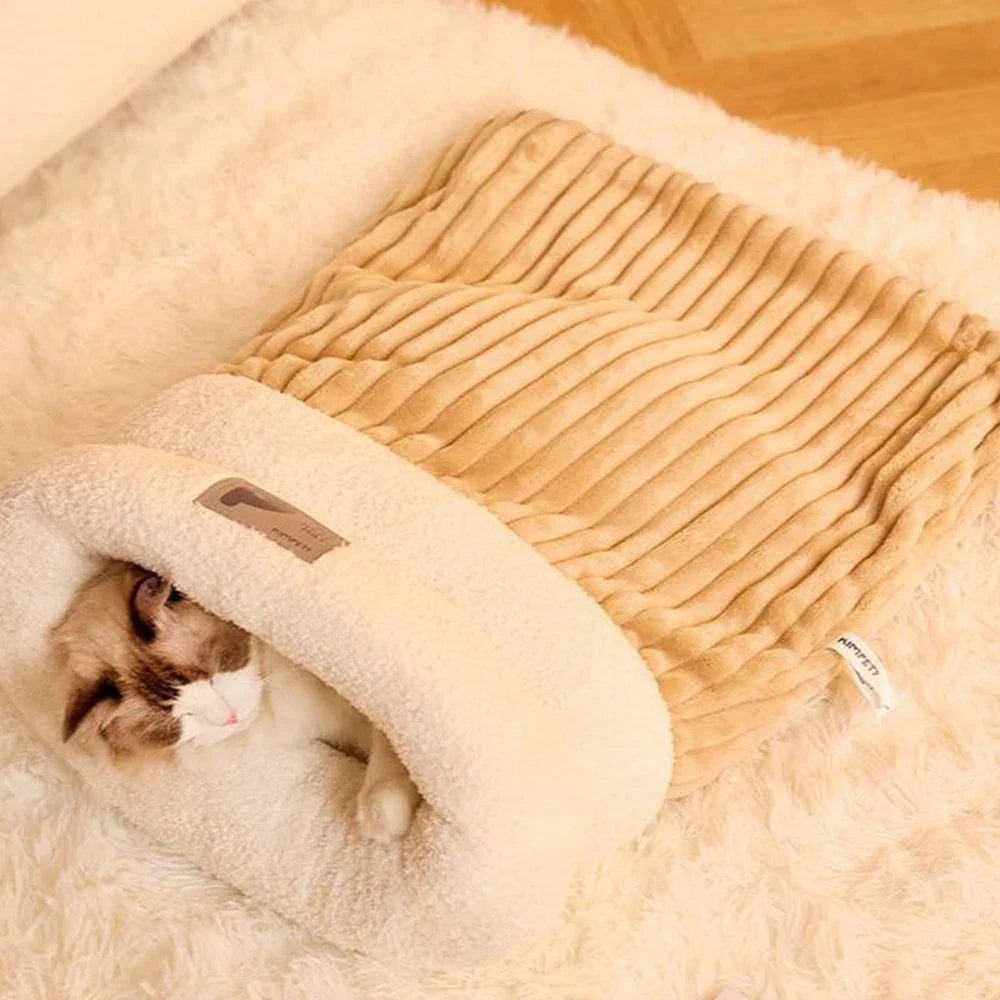 3-Layer Pet Sleeping Bag for Cats & Small Dogs Stornfield