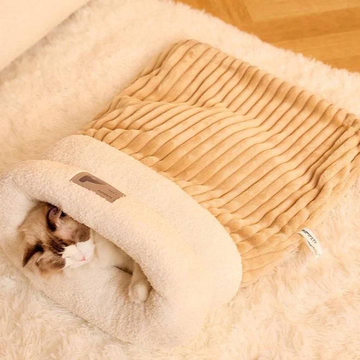 3-Layer Pet Sleeping Bag for Cats & Small Dogs Stornfield