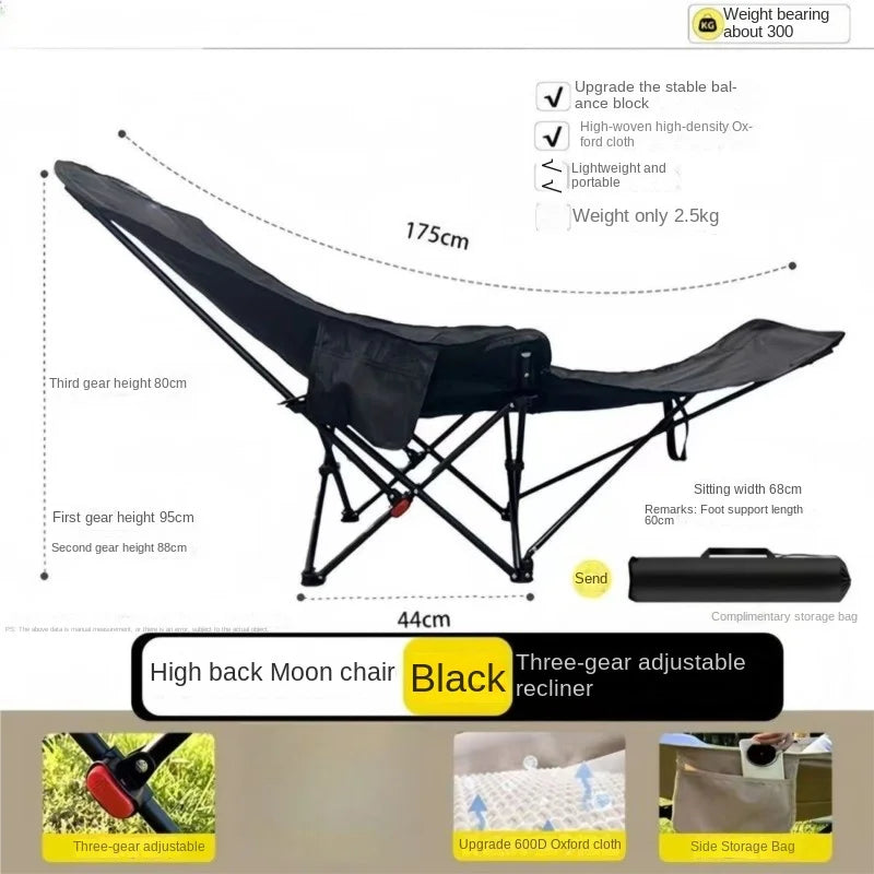 Relax Everywhere Reclining Outdoor Lounge Camping Chair | Stornfield