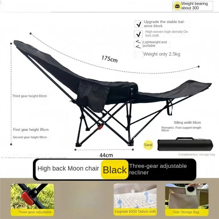 Relax Everywhere Reclining Outdoor Lounge Camping Chair | Stornfield