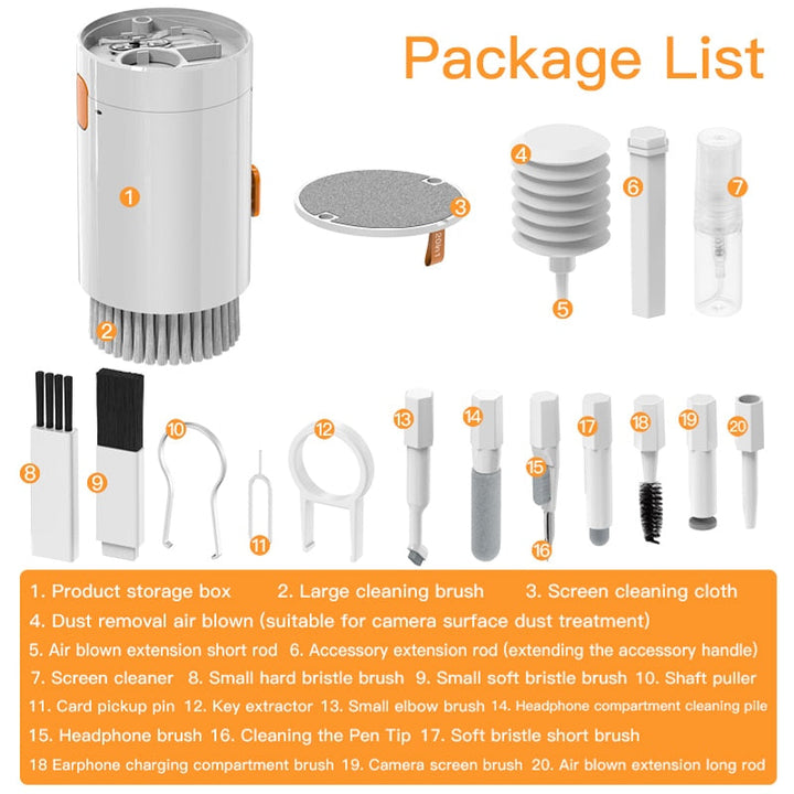 20in1 Ultimate Tech Cleaning Tool Set | Stornfield