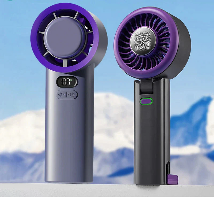 Skye Mini Fan with Cooling Plate – Portable Fan with 100 Speeds and Adjustable Breeze | Stornfield