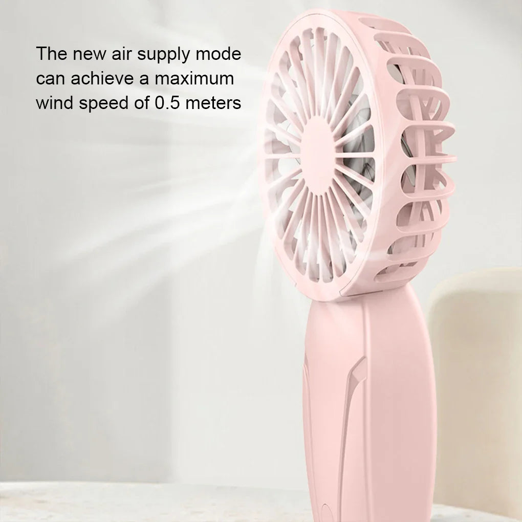 Portable Handheld Mini Fan – Lightweight ABS USB Rechargeable Pocket Fan for On-the-Go Cooling | Stornfield