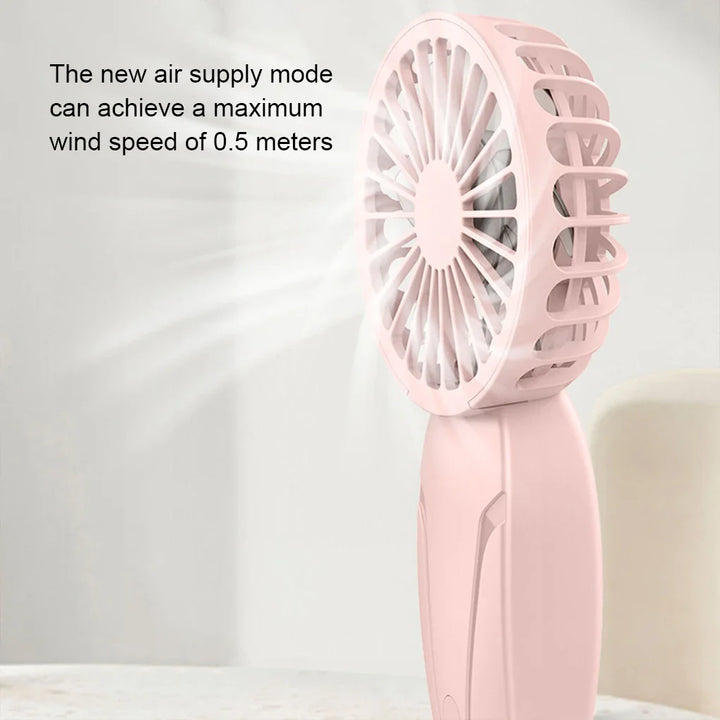 Portable Handheld Mini Fan – Lightweight ABS USB Rechargeable Pocket Fan for On-the-Go Cooling | Stornfield