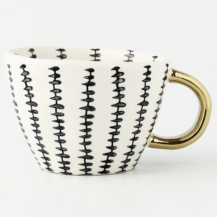Stornfield | GeoMug Designer Bags & Mugs | Elegant Ceramics | Modern Geometric Patterns