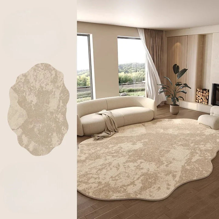 Stornfield | Irregular Plush Rug Light Luxury Washable for Bedroom and Living Room