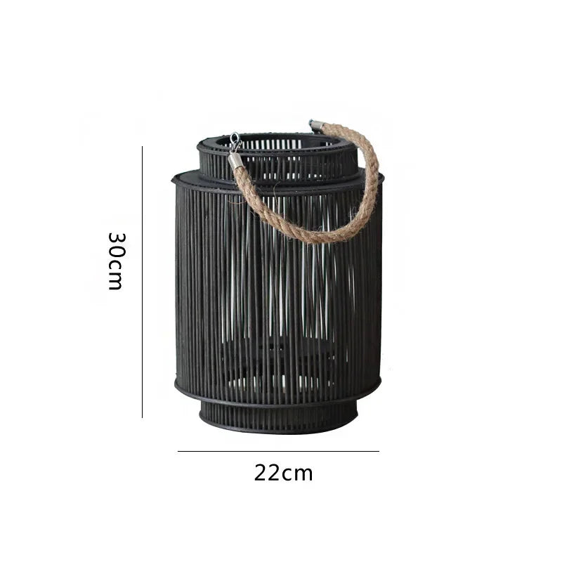 Imitation Bamboo LED Candle Lantern Stornfield