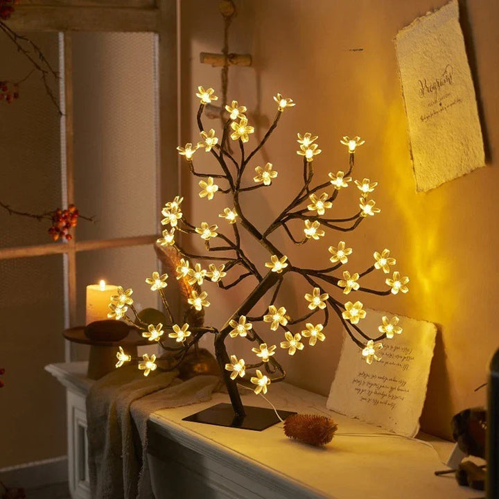 LED Blossom Tree Lamp – Cherry Blossom Design for Living Room and Bedroom Decoration | Stornfield