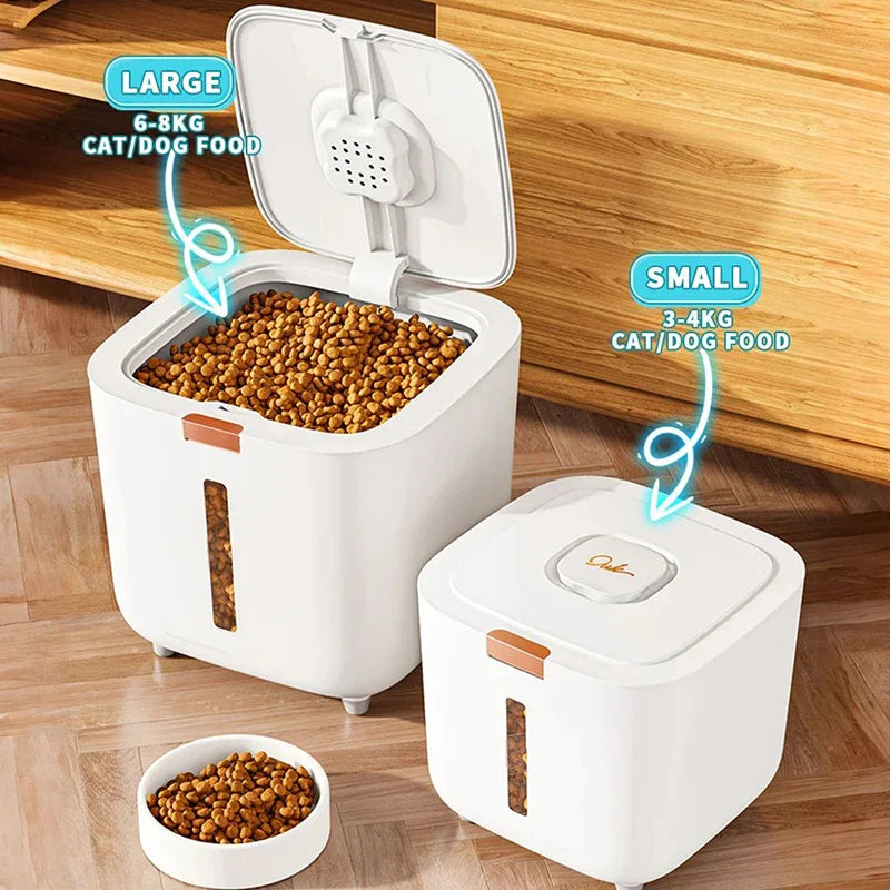 Récipient hermétique pour aliments secs pour animaux de compagnie Stornfield