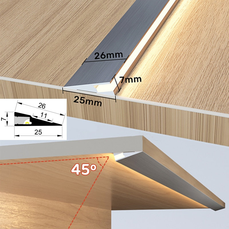 InvisiStornfielde Surface Aluminum Thin Light Panel | Stornfield