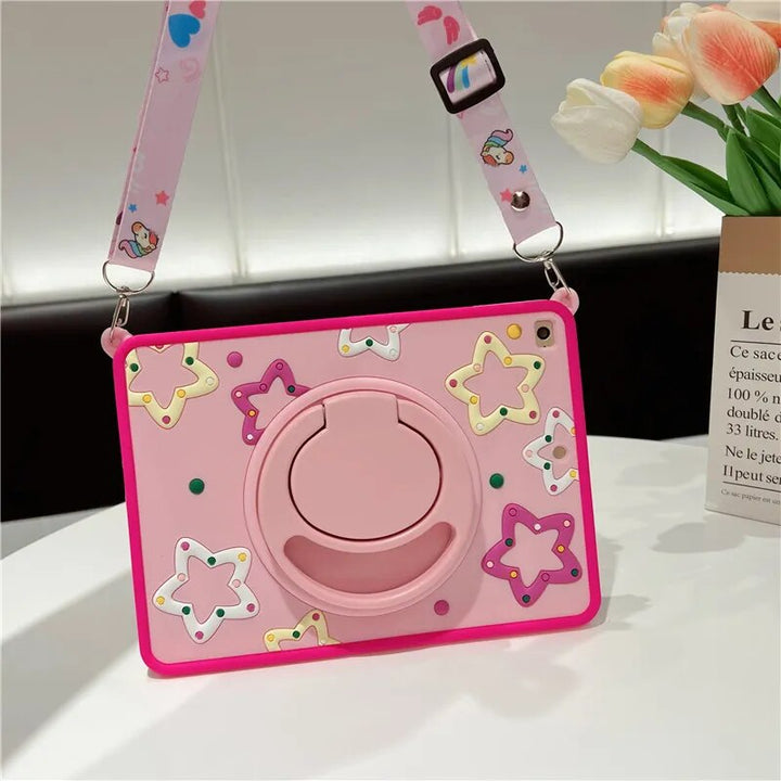 Stornfield | Star Cartoon Kids Flexible iPad Case Stand