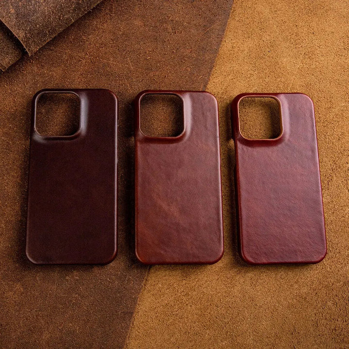 Stornfield | RoyalLeather: Luxurious, handmade case made of genuine cowhide leather for the iPhone