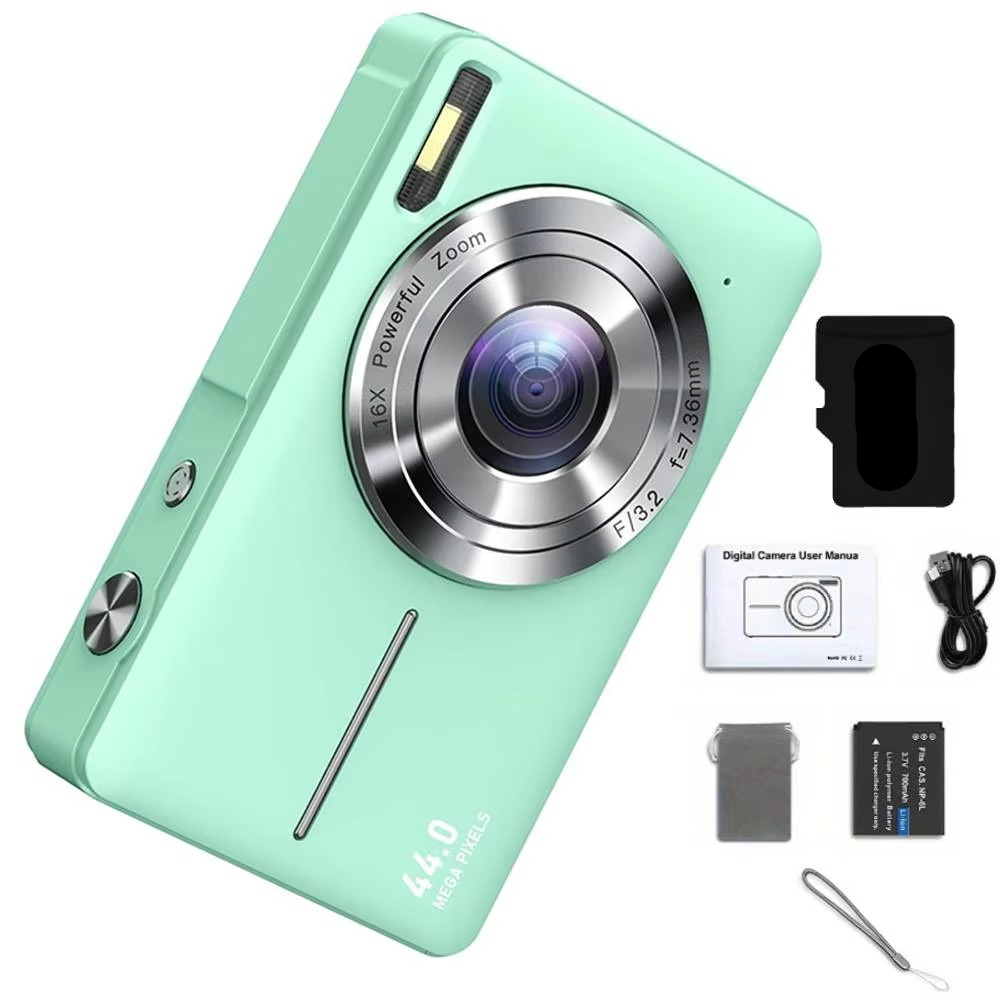Stornfield | High-Resolution Kids' Digital Camera - 1080P HD, 44MP with 16X Zoom