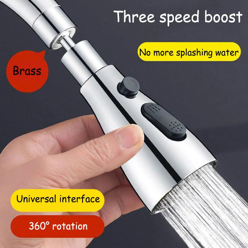 HydroFlex360 kitchen faucet attachment with 360° rotation | Stornfield
