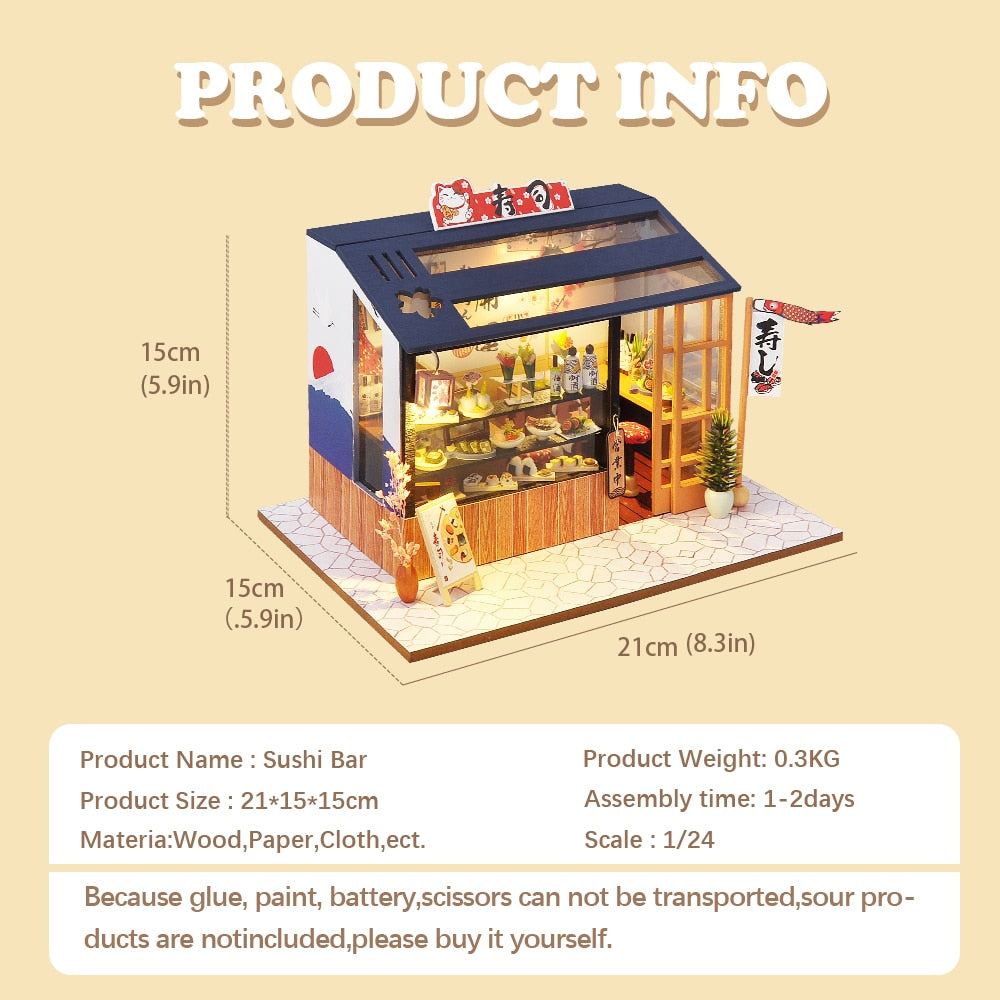 Miniature DIY Japanese Building Toys Kit | Stornfield