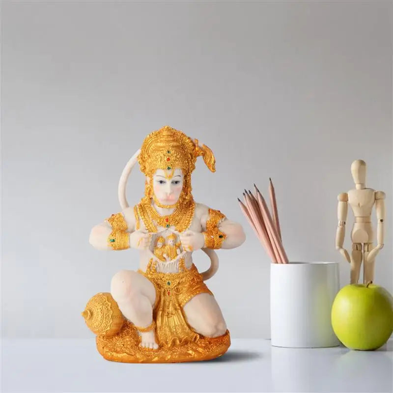 Stornfield | Hanuman Buddha Monkey God Figurine 1 Piece Southeast Asian Style Home Sculpture Lord Hanuman Statue Buddha Ornament