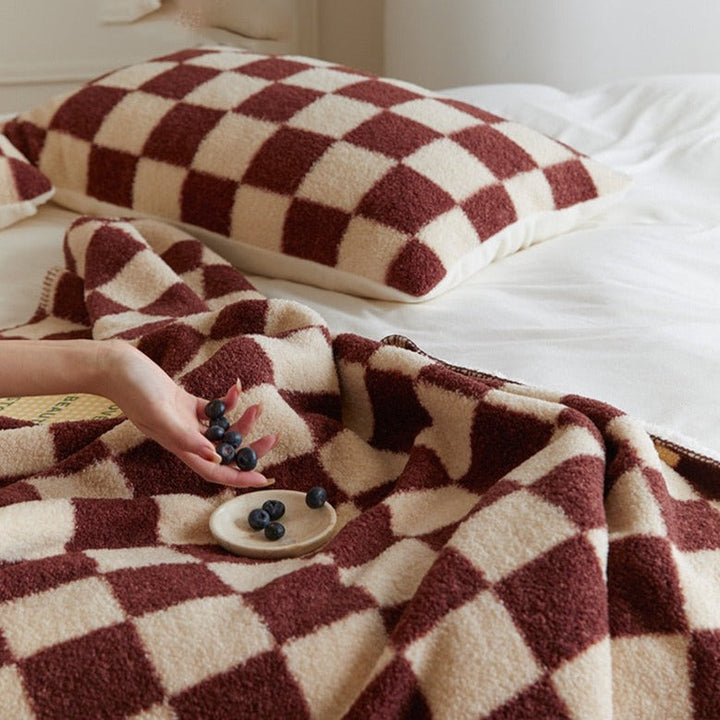 Plain Check Throw | Stornfield