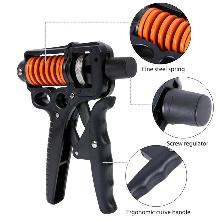 Adjustable 5-165kg Heavy Hand Grip Strengthener - Finger Expander for Arm, Wrist, and Forearm Training Stornfield