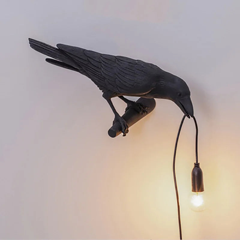 Stornfield | Modern Lucky Bird Table Lamp - Creative Resin Animal Design for Bedroom and Living Room
