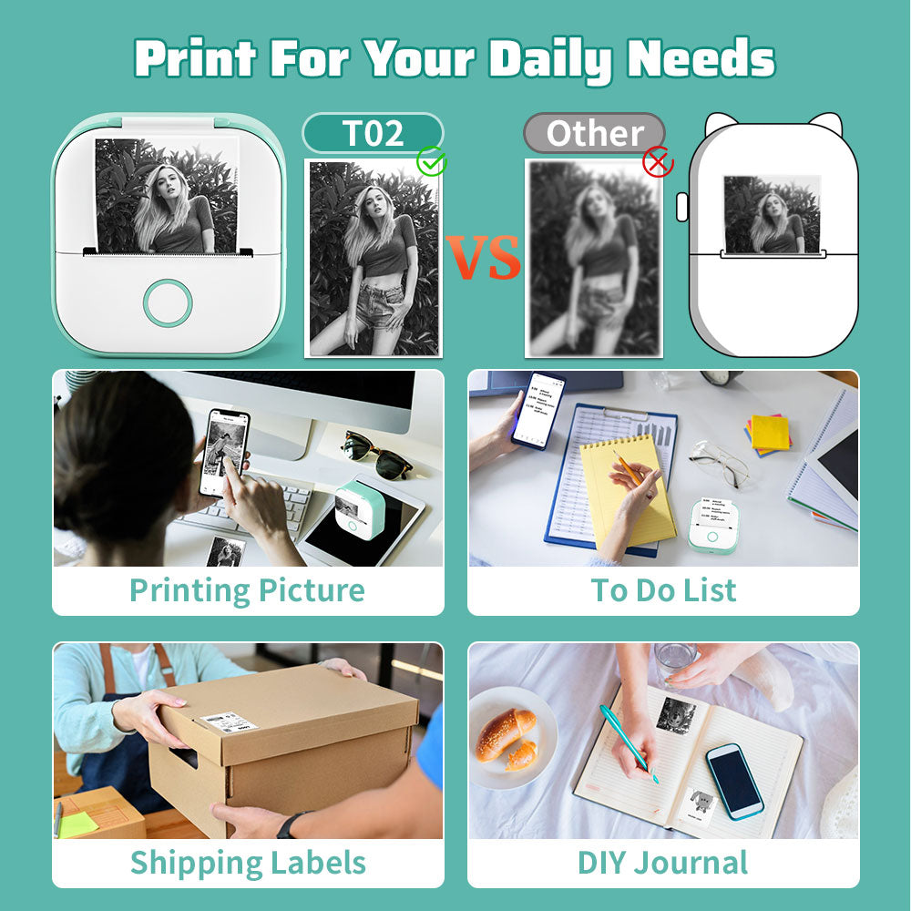 PocketPrint Mini – PortaStornfielde Thermal Photo Printer without Ink | Stornfield