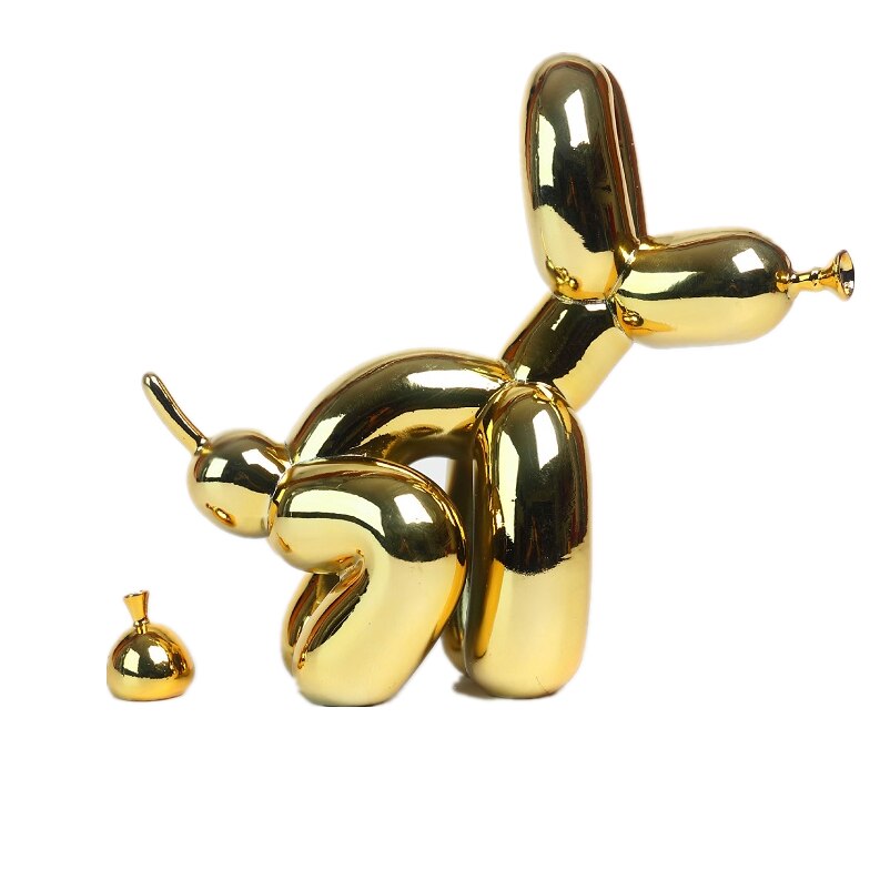 Stornfield | Balloon Dog Sculpture, Balloon Art Statue, Mini Collectible Figurine, Home Decor, Resin Figurine, Office Accessories, Room Decoration