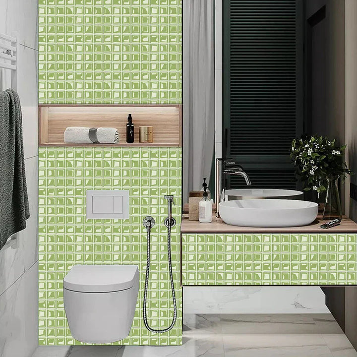 DecoMosaic 3D Mosaic Wall Tile Stickers Stornfield