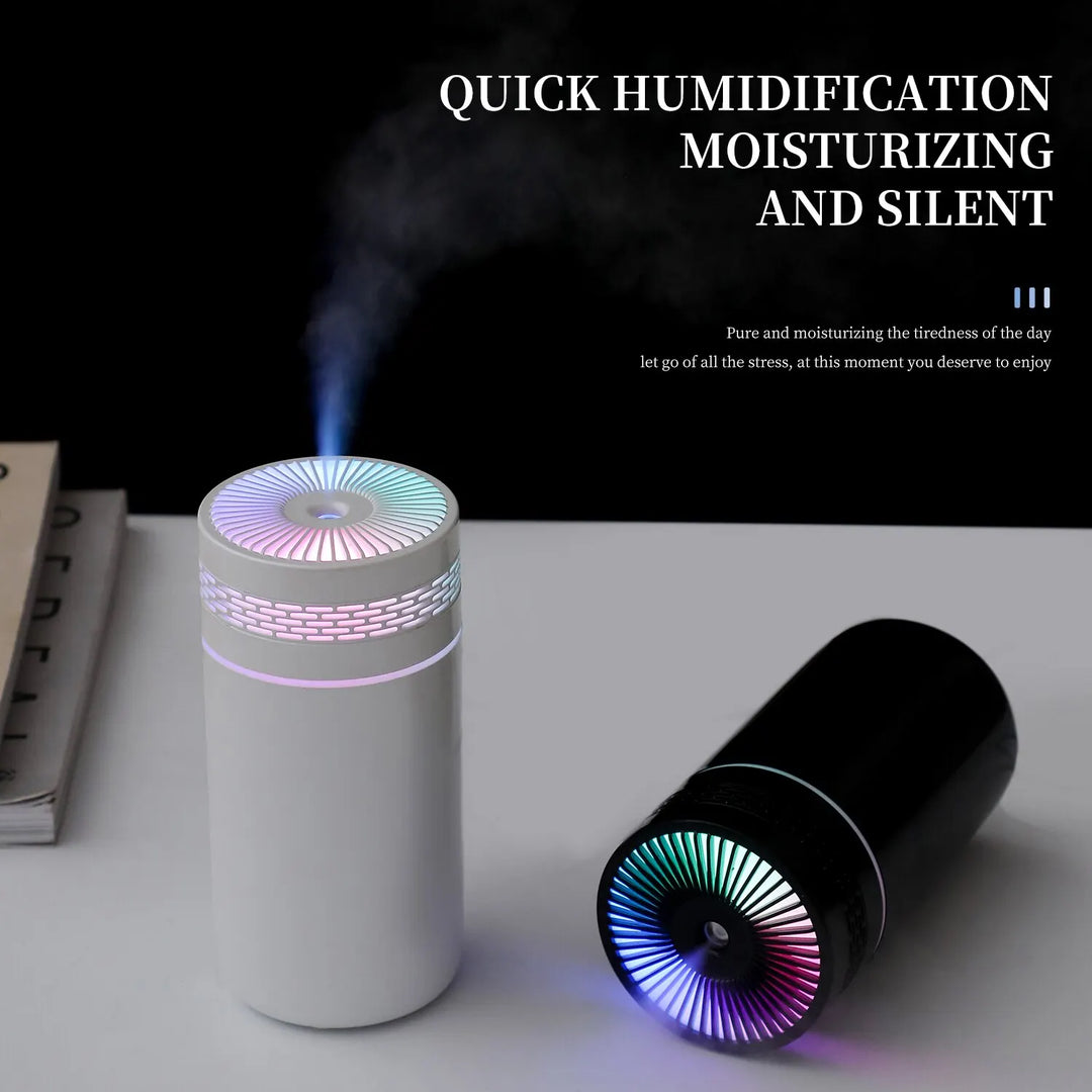 Stornfield | 250ML Portable Car Humidifier - USB LED Essential Oil Diffuser